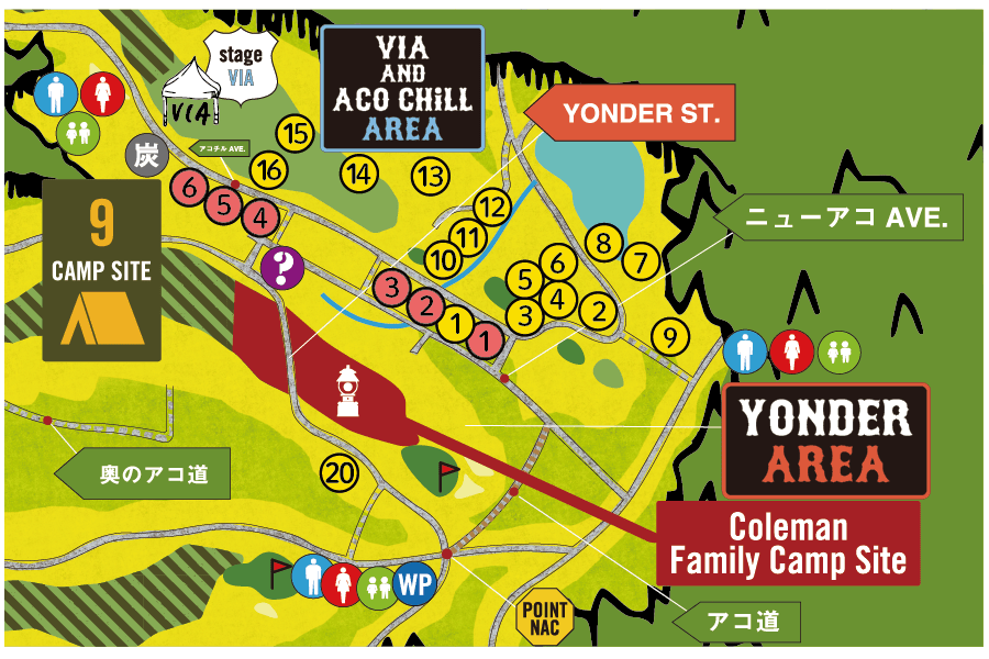 YONDER AREA